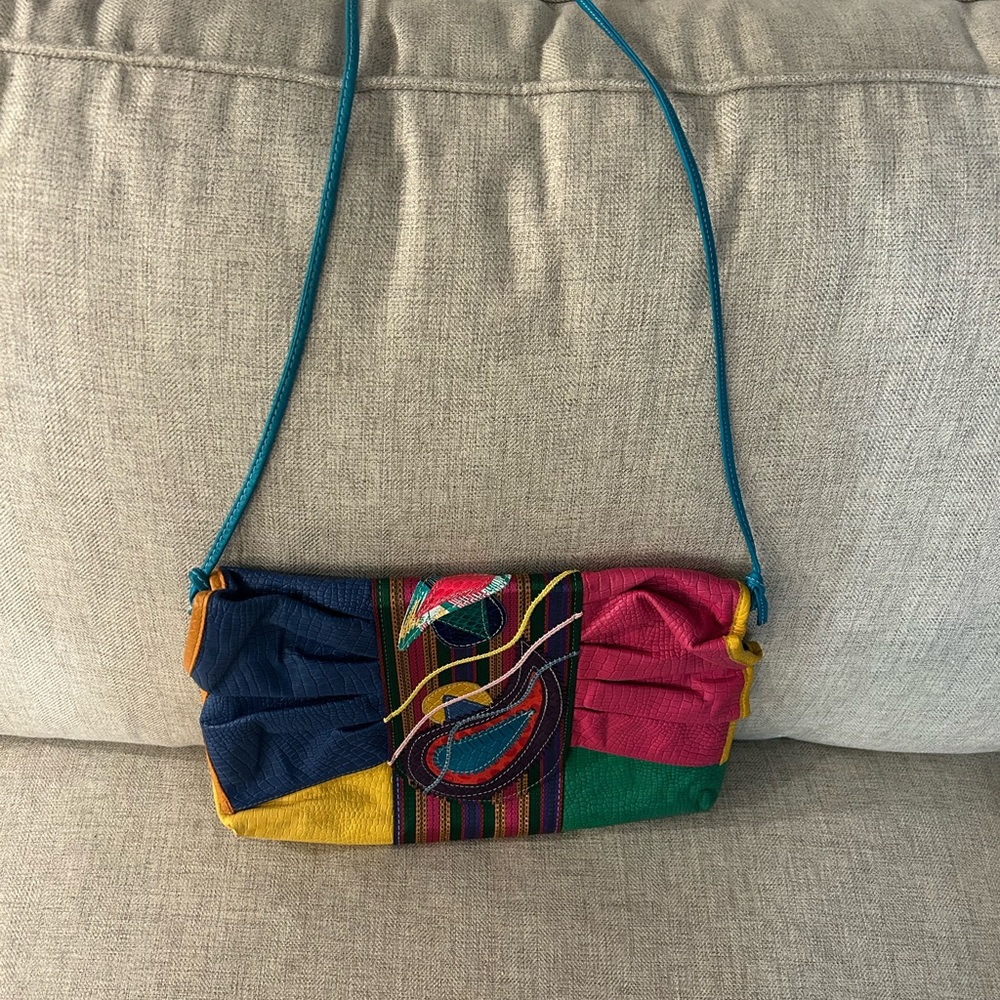 VINTAGE SAMIR LEATHER Colorful Women's Bag